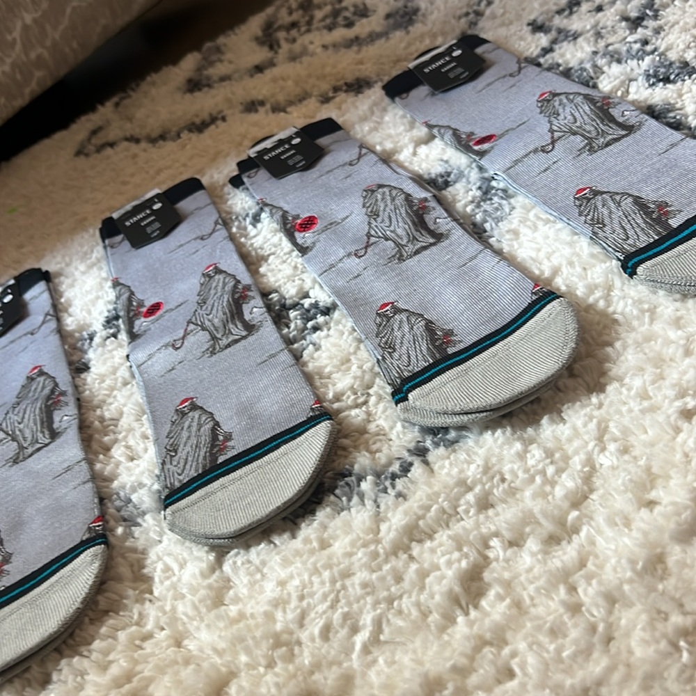 Stance ~ Happy Holideath ~ Men's Large 9-13 Crew Socks - Picture 2 of 15